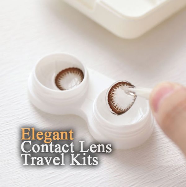 Elegant Contact Lens Traveler Kits Applicator (Black) INAN Global